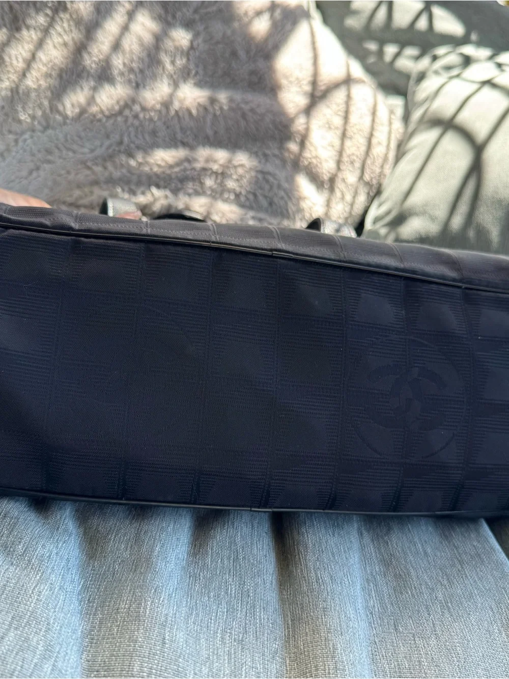 Vintage Chanel black bowler bag